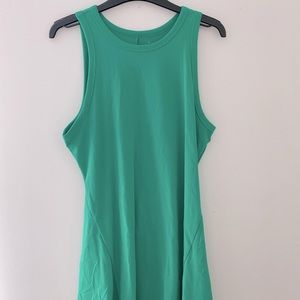 green target dress